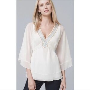 White House Black Market Kimono Blouse